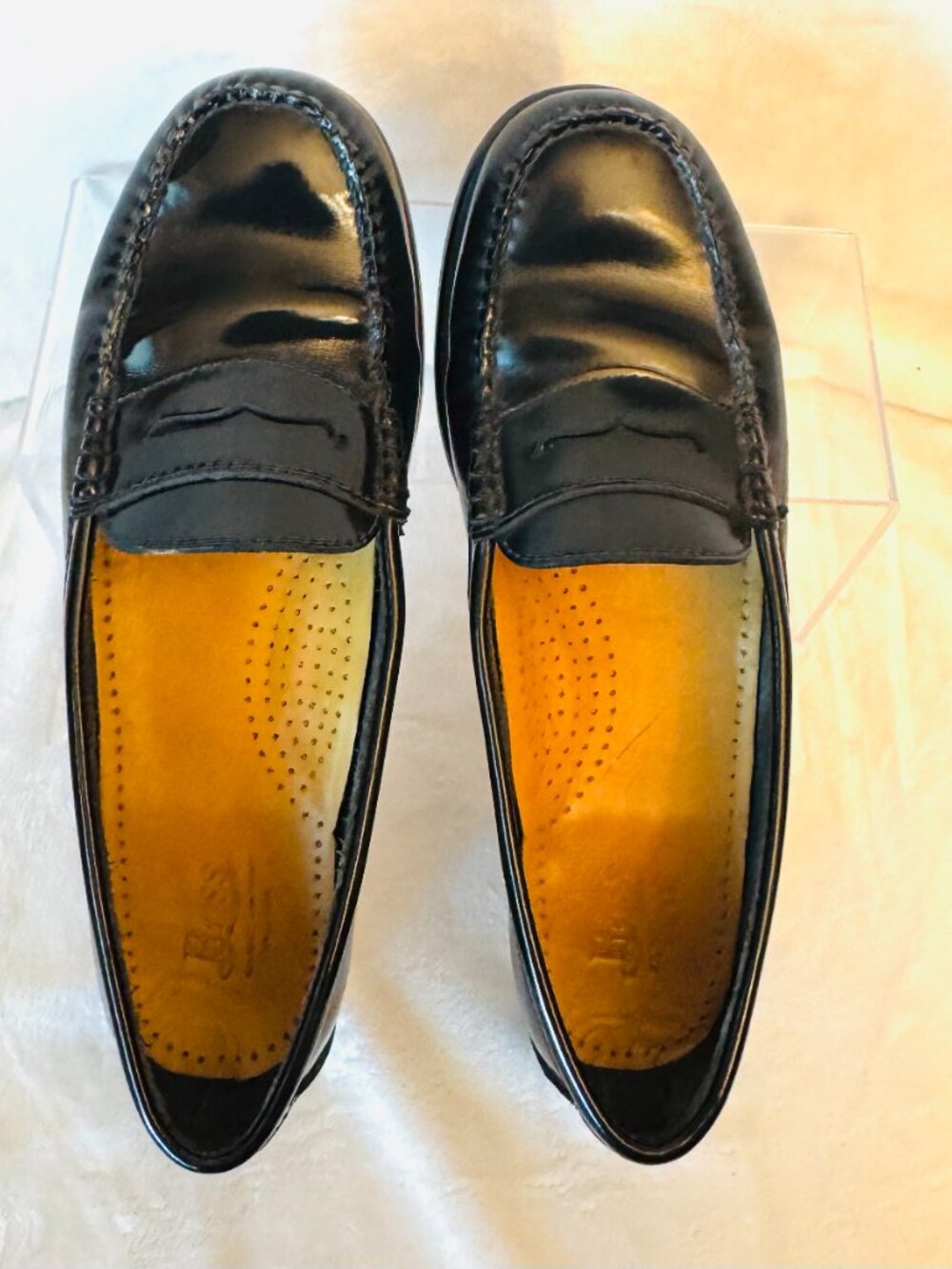 GH Bass Weejuns Diana 9 M Black Leather Classic Penny Loafers Slip on Women